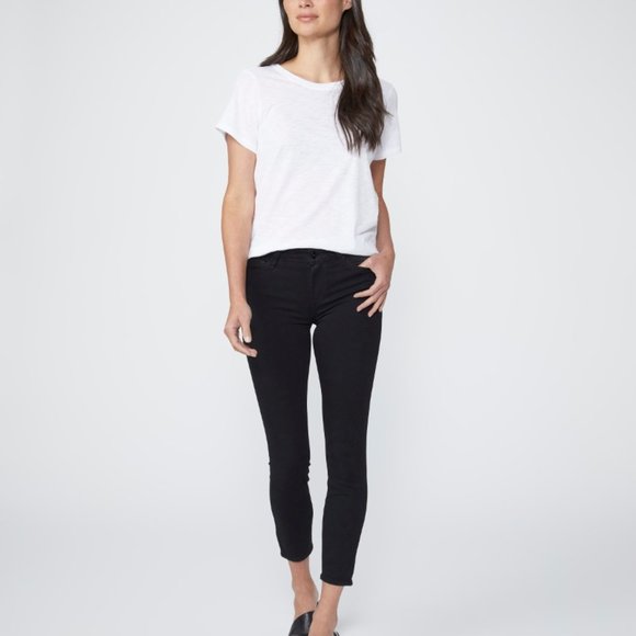 Paige Verdugo Crop black overdye size 28 - Picture 1 of 6
